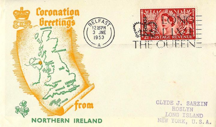 Elizabeth II Coronation, Greetings from Northern Ireland