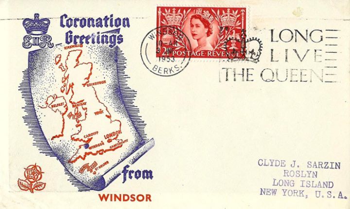 Elizabeth II Coronation, Greetings from Windsor