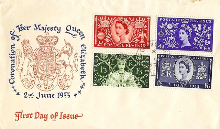 Elizabeth II Coronation, Royal Coat of Arms | First Day Cover / BFDC