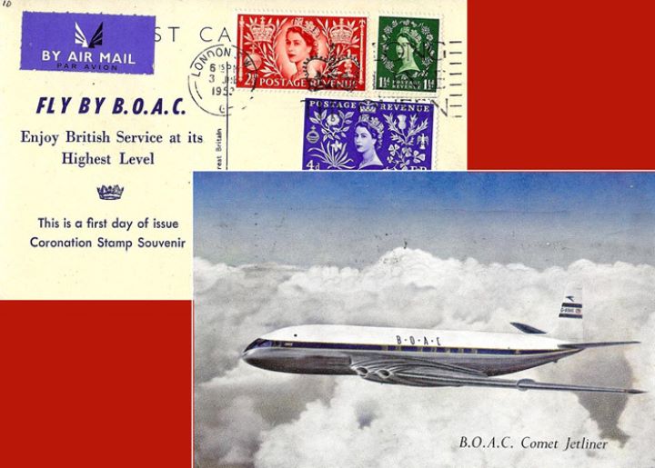 Elizabeth II Coronation, Fly by BOAC