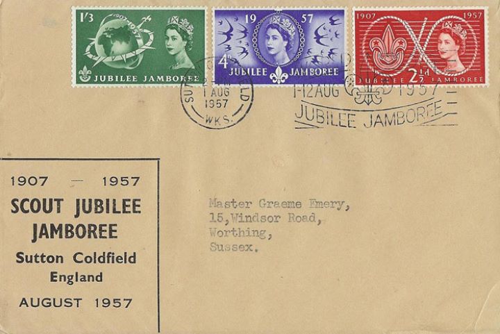 Scout Jubilee Jamboree, Display Envelope