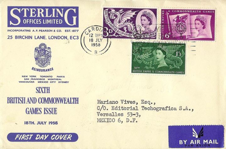 Commonwealth Games 1958, Sterling Insurance