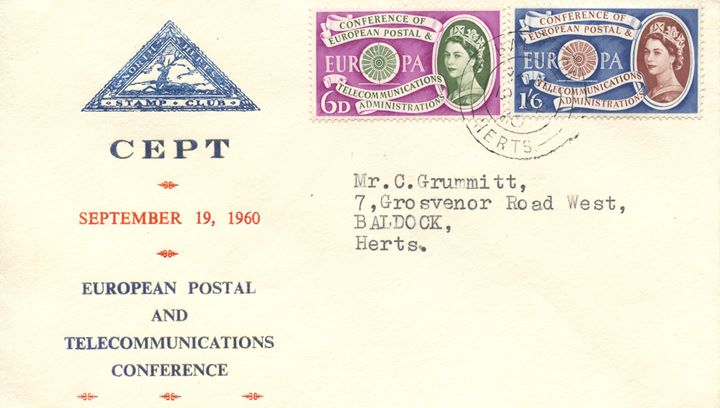 Europa 1960, North Herts Stamp Club