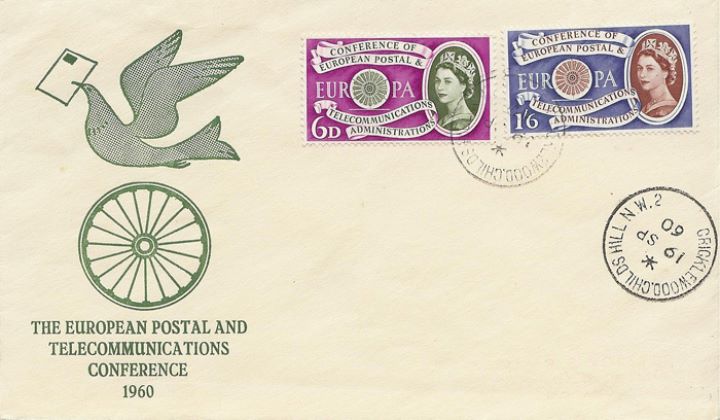 Europa 1960, Bird with Letter