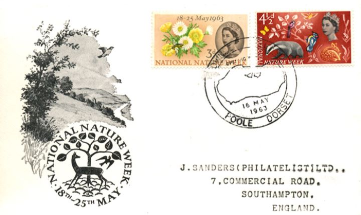 National Nature Week, Brownsea Island Postmark