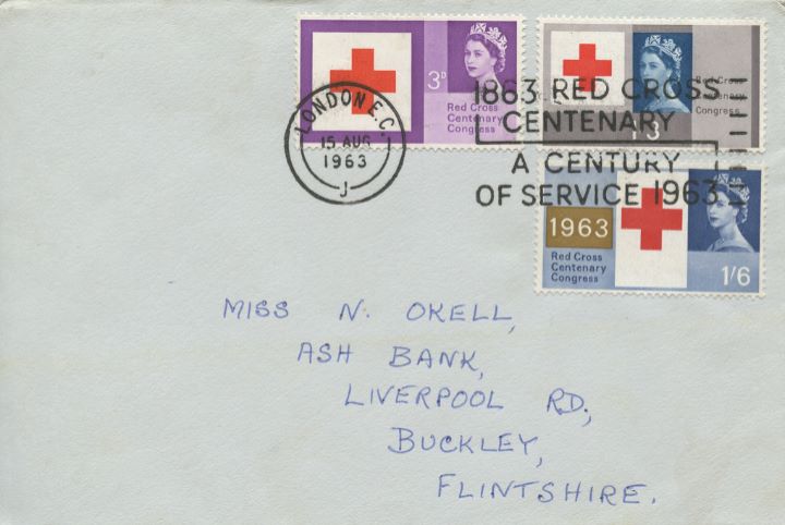 Red Cross Centenary, Plain cover