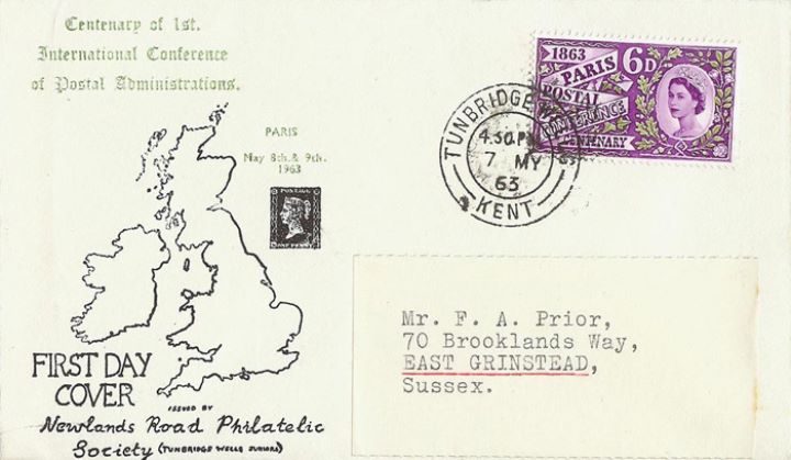 Paris Postal Conference, British Isles