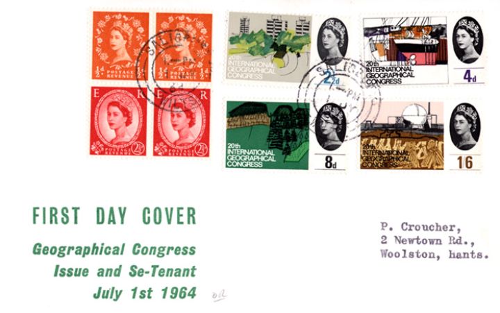 Geographical Congress, With Holiday Booklet Panes