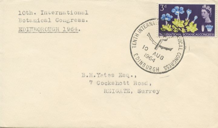 Botanical Congress, Plain cover