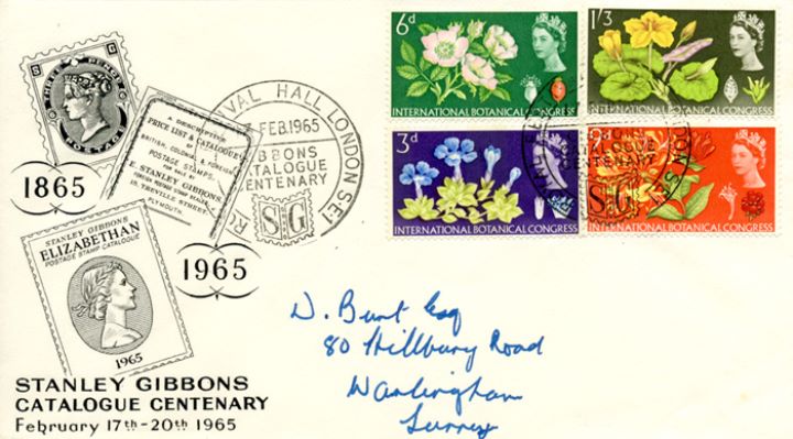 Botanical Congress, Stanley Gibbons Centenary