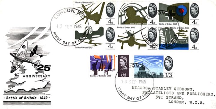 Battle of Britain, RAF over England | First Day Cover / BFDC