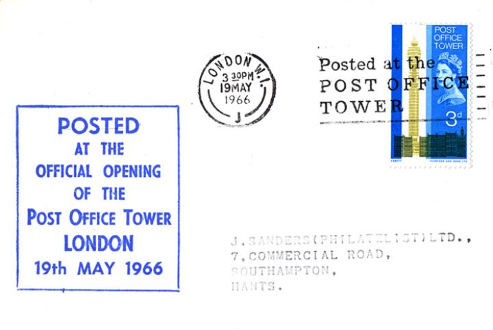 Post Office Tower, Official Opening of the PO Tower