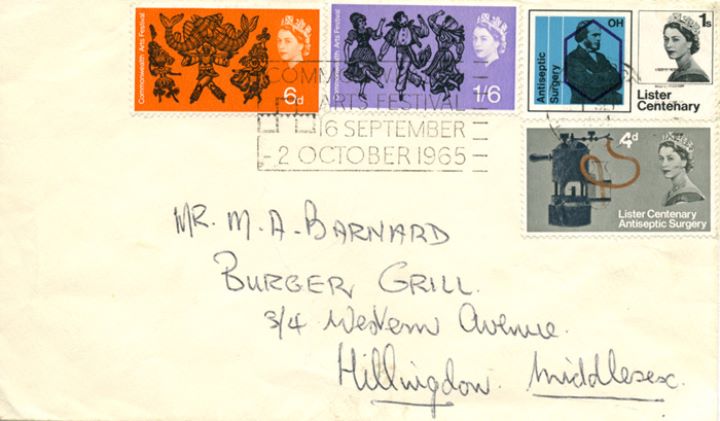 Commonwealth Arts, Scarce Slogan Postmark