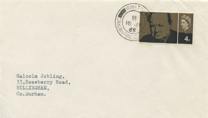 Sir Winston Churchill, Winston postmark