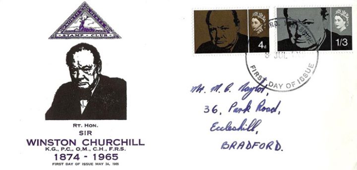 Sir Winston Churchill, North Herts Stamp Club