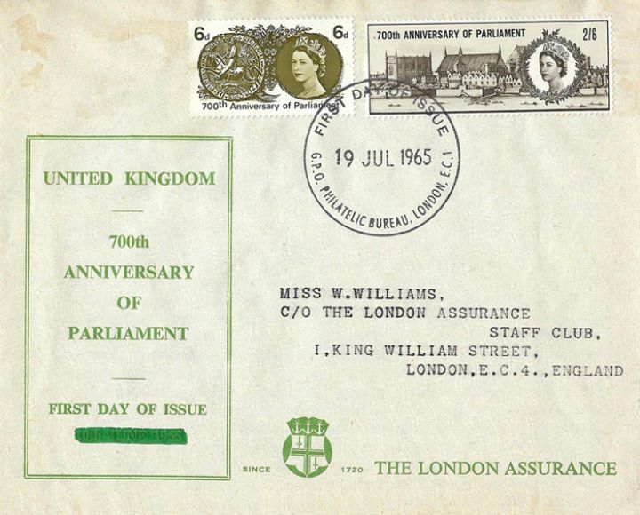 700th Anniv. of Parliament, London Assurance