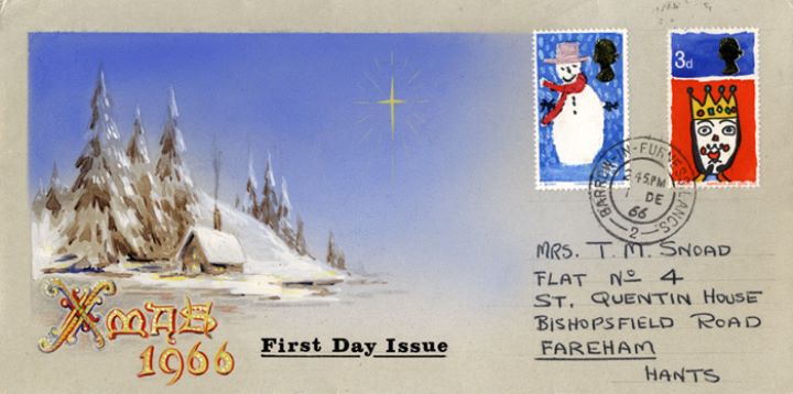 Christmas 1966, Snow Landscape