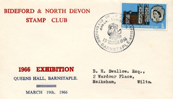 Bideford & North Devon Stamp Club, 1966 Exhibition