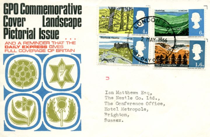 British Landscapes, Daily Express Overprint