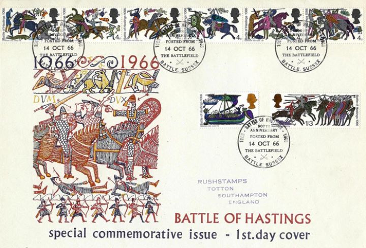 Battle of Hastings, Bayeux Tapestry