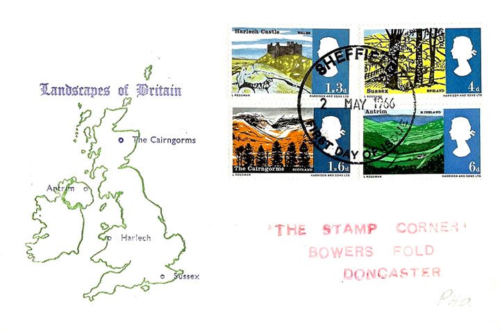 British Landscapes, Map of British Isles