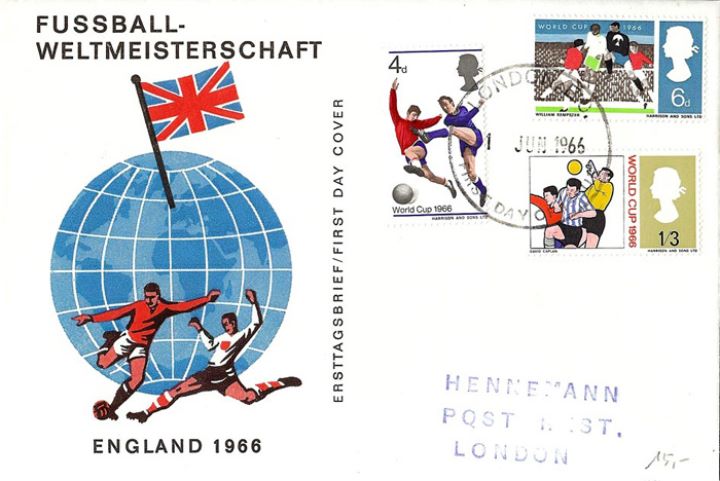 World Cup Football, Footballers and Union Flag