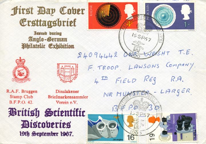 British Discovery, Anglo-German Philatelic Exhibition