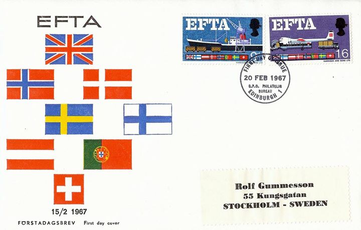 European Free Trade Area, Member Flags