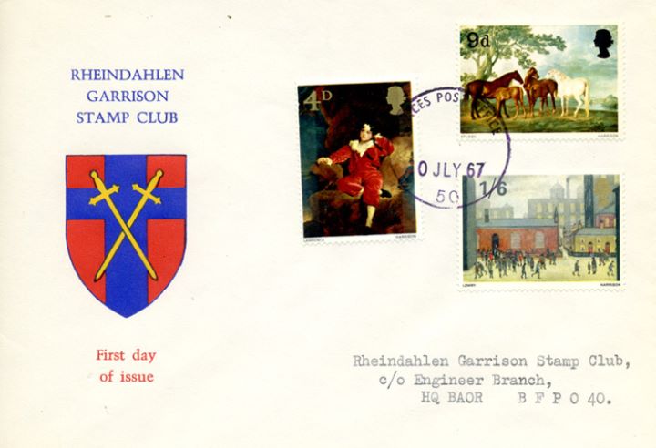 Paintings, Rheindahlen Garrison Stamp Club