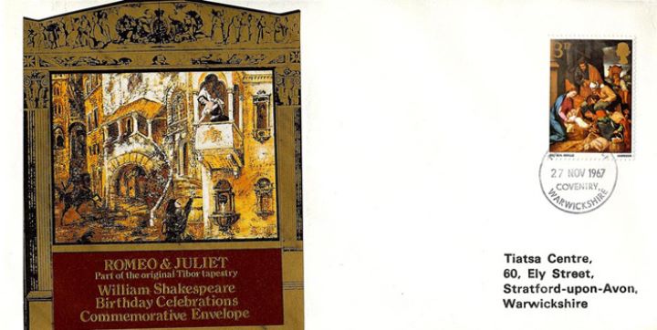 Christmas 1967 (3d & 1/6d), Romeo and Juliet