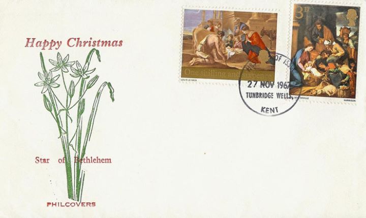 Christmas 1967 (3d & 1/6d), Star of Bethlehem