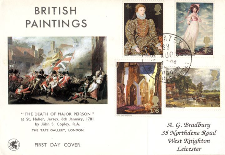 British Paintings 1968, The Death of Major Peirson