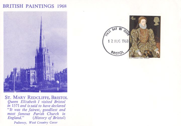 British Paintings 1968, St Mary Redcliffe Bristol