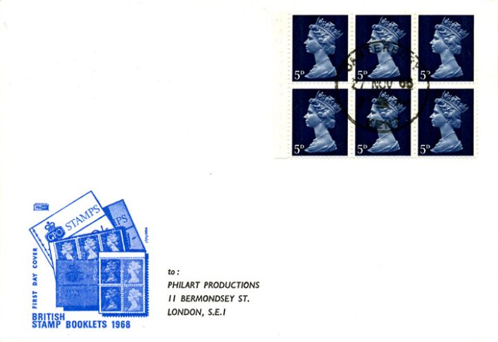 Stitched: New Design: 5s Eng. Homes 1 (Ightham Mote), British Stamp Booklets