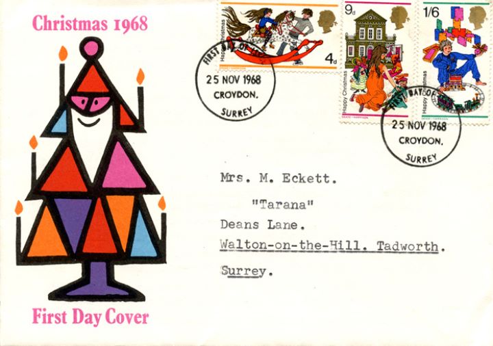 Christmas 1968, Coloured Christmas Tree