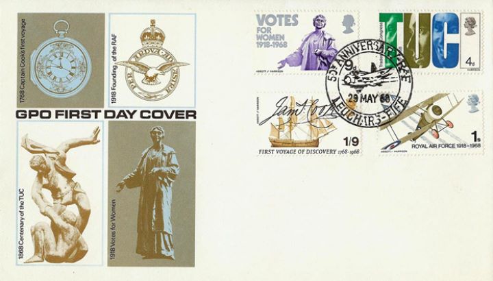 British Anniversaries, Leuchars Postmark