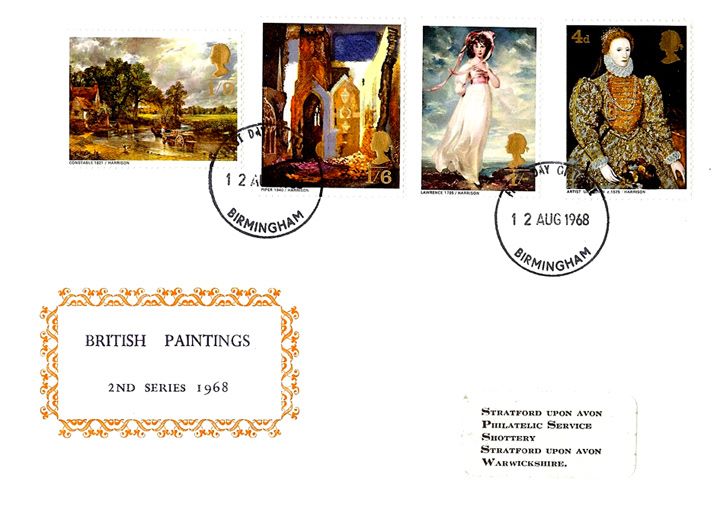 British Paintings 1968, Decorative Border