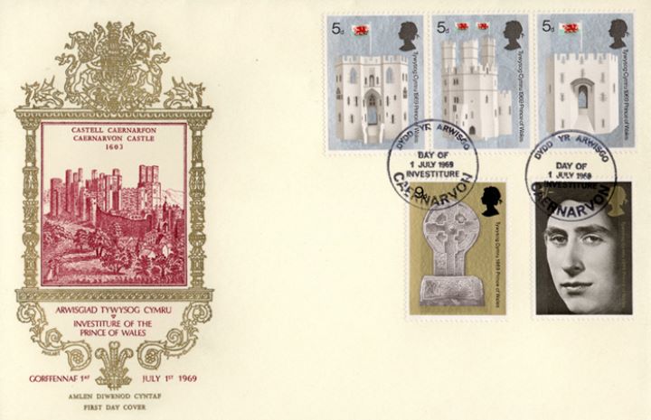 Prince of Wales Investiture, Caernarfon Castle | First Day Cover / BFDC