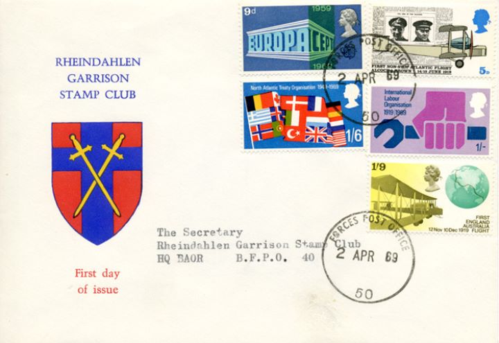 Notable Anniversaries, Rheindahlen Garrison Stamp Club