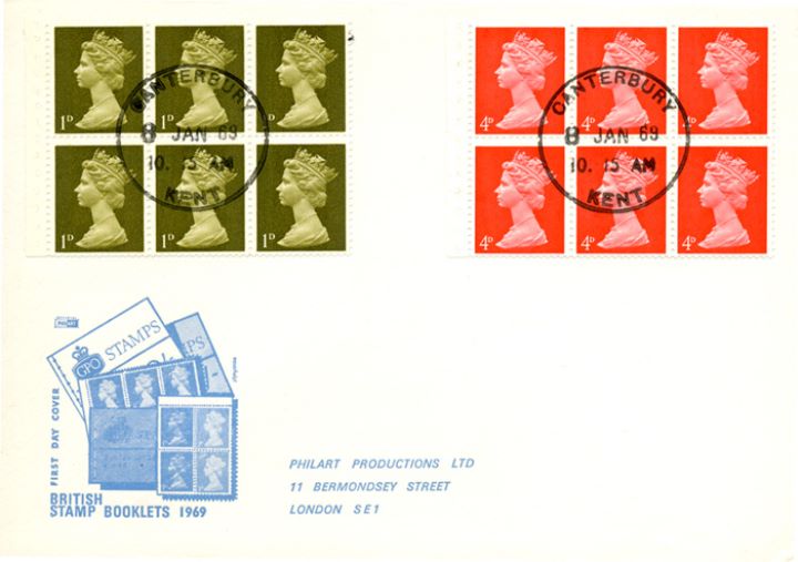 Stitched: New Design: 4s 6d Ships 4 (QE2), British Stamp Booklets