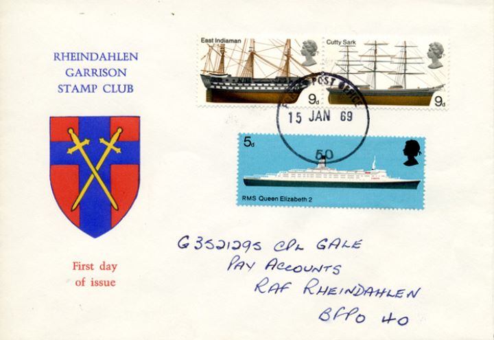 British Ships, Rheindahlen Garrison Stamp Club