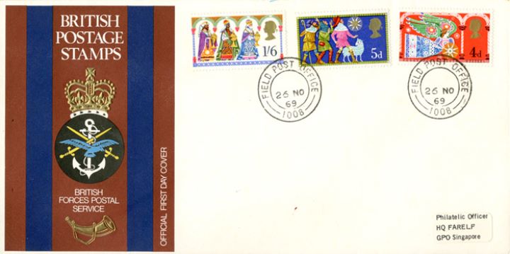 Christmas 1969, British Forces Cover