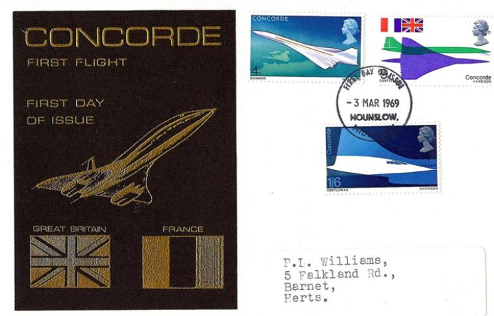 Concorde and Flags