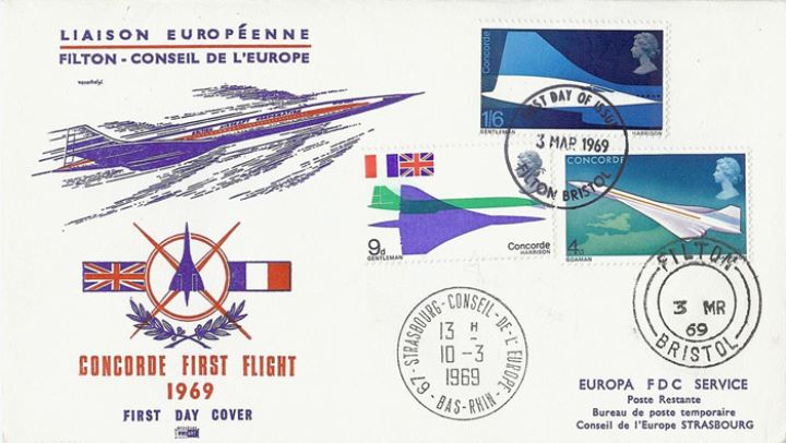 Concorde, Triple Postmarks