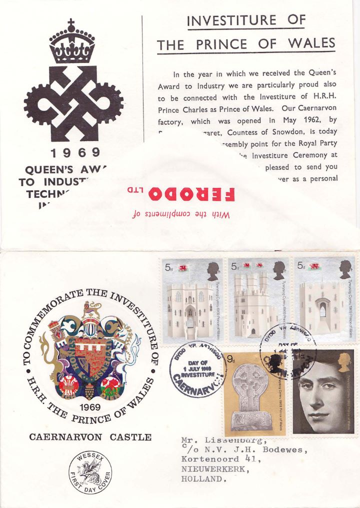 Prince of Wales Investiture, Ferodo Promotion Cover