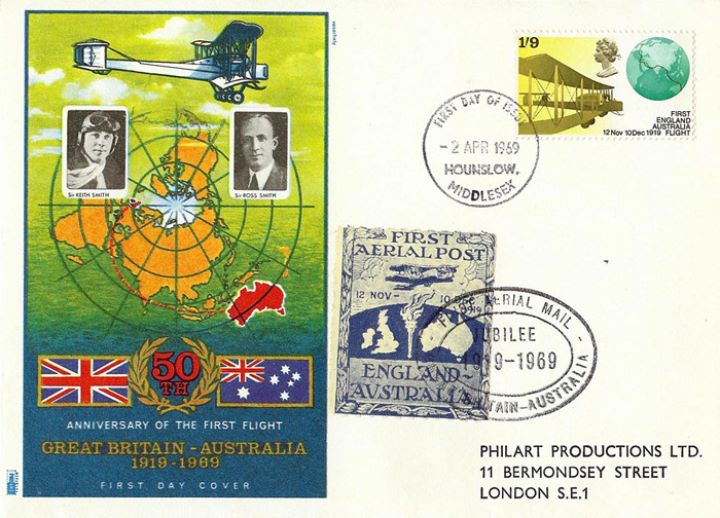 Notable Anniversaries, England - Australia First Flight