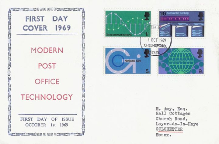 Post Office Technology, Text and Border