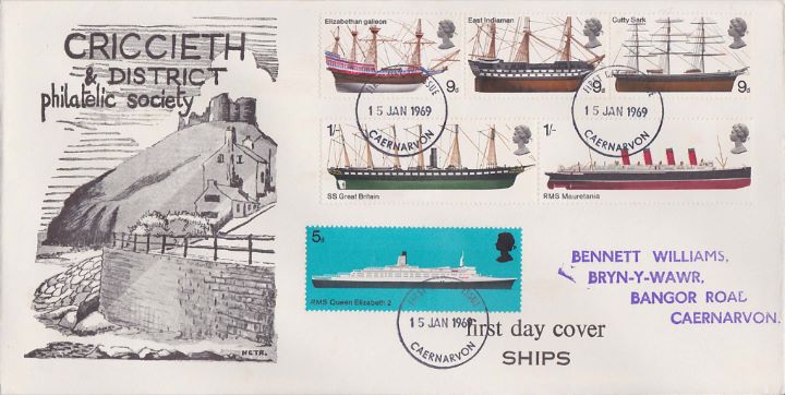 British Ships, Criccieth Philatelic Society