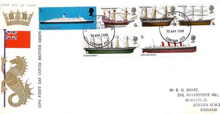 British Ships, Lloyds Coffee House postmark