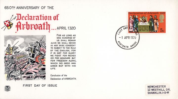 General Anniversaries 1970, Declaration of Arbroath